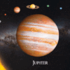 3D postkaart "Jupiter"