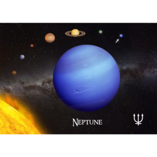 3D postkaart "Neptuun"