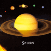 3D Postkaart "Saturn"