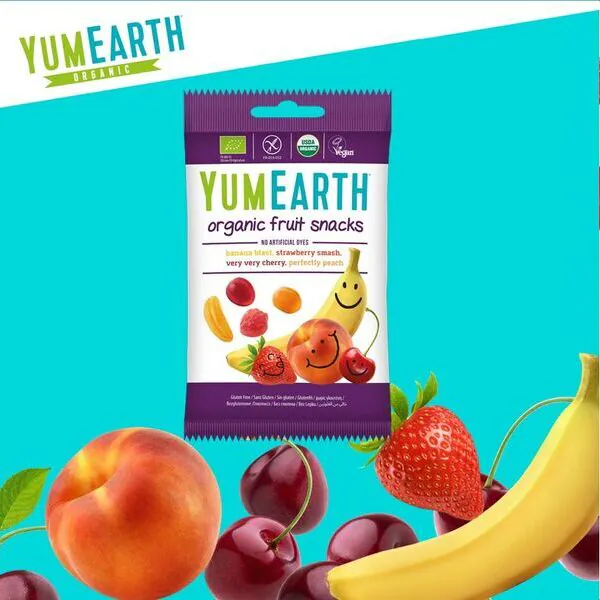 YumEarth Puuviljamaitselised kummikommid, mahedad 50g