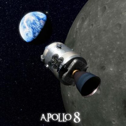 3D Postkaart "Apollo 8"