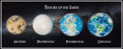 3D postkaart "Maa ajalugu"