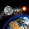3D magnet "Maa, Kuu, Päike"