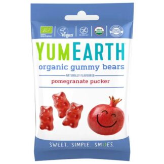 YumEarth Puuviljamaitselised kummikommid, mahedad 50g
