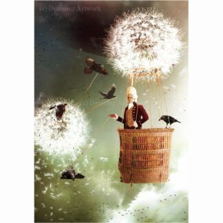 Postkaart " Õhupallireis  "