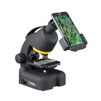 Mikroskoop nutitelefoni adapteriga 40x-640x