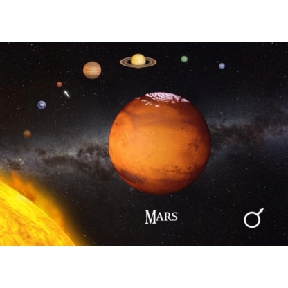 3D postkaart "Marss"