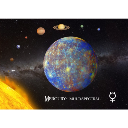 3D postkaart "Merkuur"