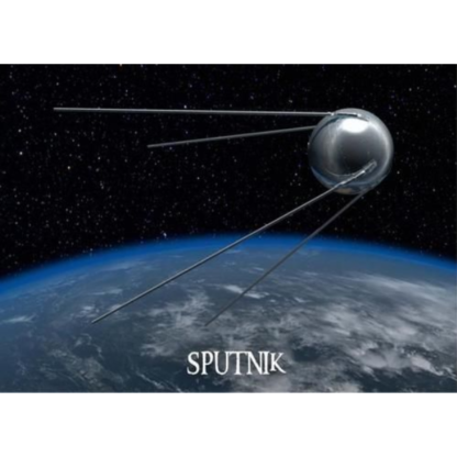 3D postkaart "Sputnik"