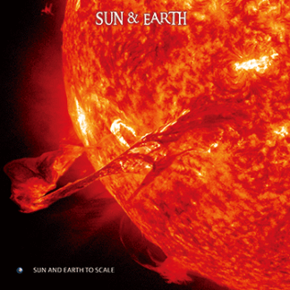 3D postkaart "Päike ja Maa"