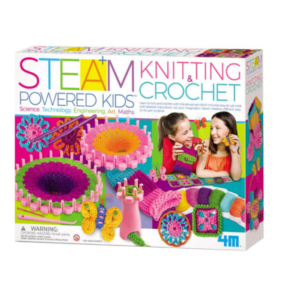 4M Steam Powered Kids Knitting & Crochet9
