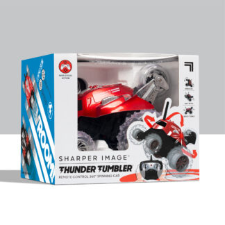 SHARPER IMAGE Thunder Tumbler Toy RC Car for Kids, Remote Control