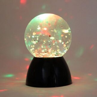 Ümmargune värvimuutev glitterlamp
