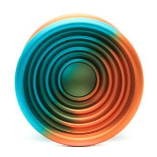 YoYoFactory alumiiniumist Jojo “Bullseye” sinine-oranž
