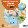 Täispuhutav maxi gloobus “Loomade maailm” 42 cm