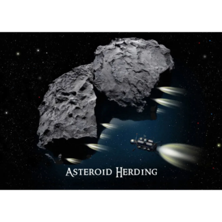 3D postkaart "Asteroid"