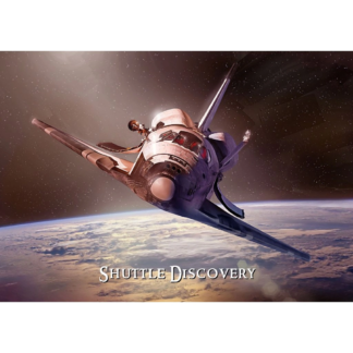 3D postkaart "Shuttle Discovery"