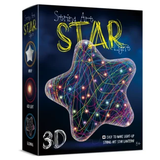 3D String Art valguskomplekt "Täht"