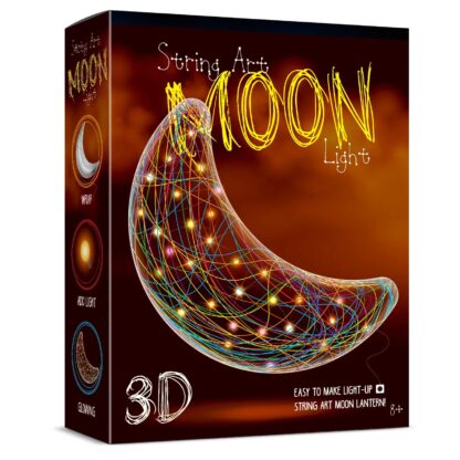 3D String Art Valguskomplekt – Kuu