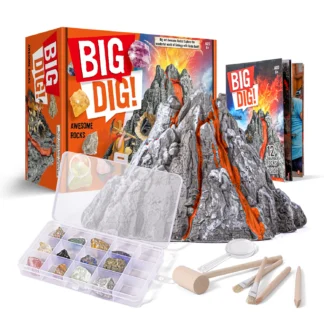 BIG DIG! Kivimite kaevamiskomplekt (12 kivimit sees)