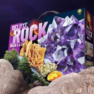 DELUXE ROCK HUNTER – kaevamis- ja kivimikomplekt lastele