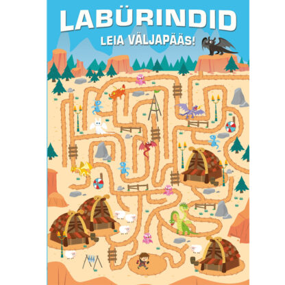 Tegevusraamat "Labürindid, leia väljapääs!"