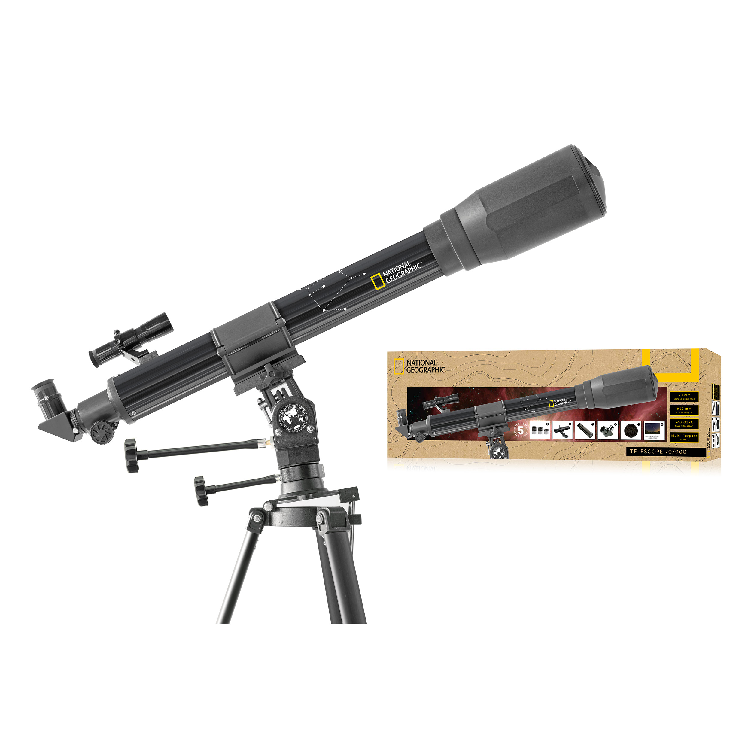 NATIONAL GEOGRAPHIC Refractor Telescope 70/900 NG