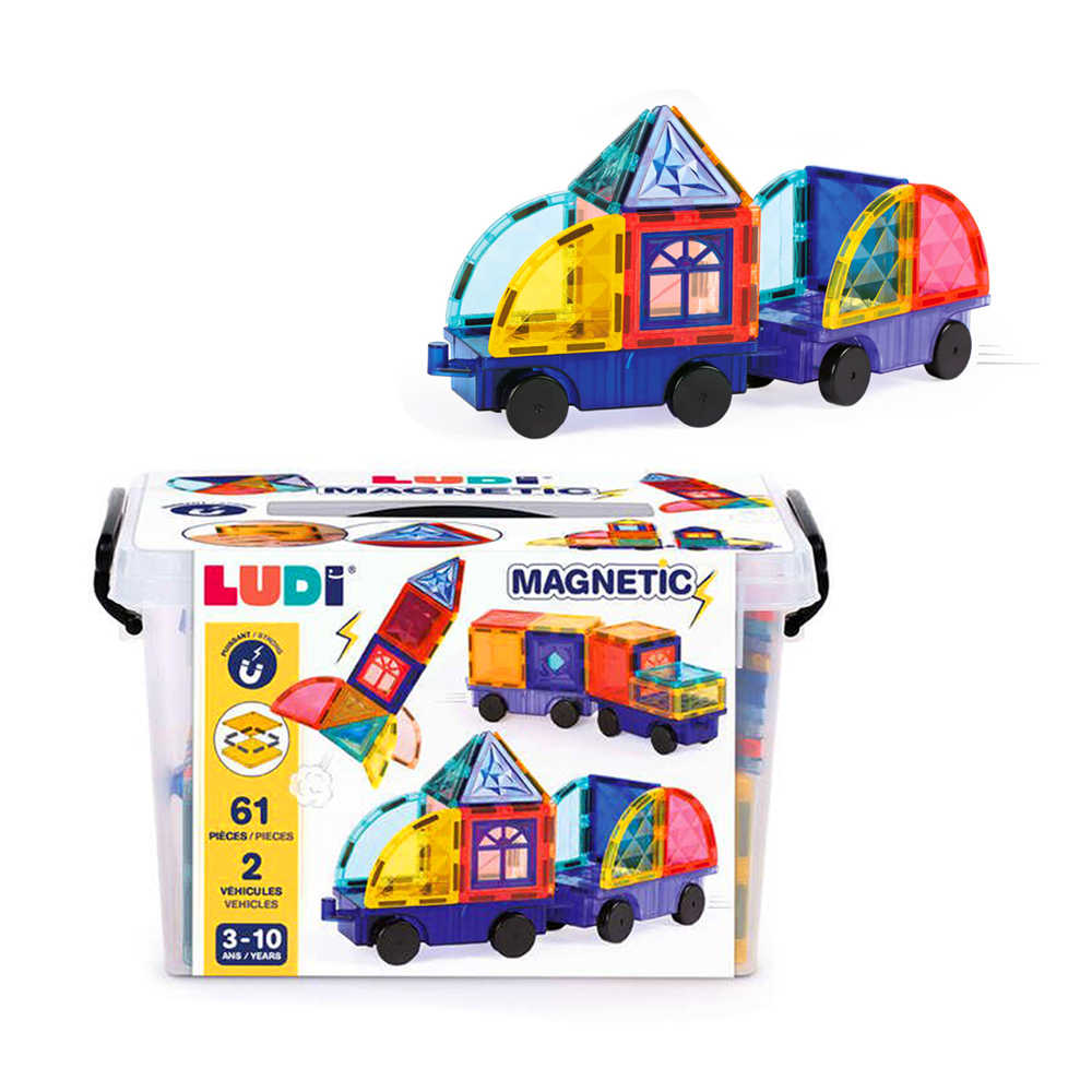 LUDI Magnetklotsid 61osa