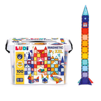 LUDI Magnetklotsid 100osa