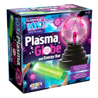 Science Mad! Plasmapall Ø 8 cm ja Energiapulk