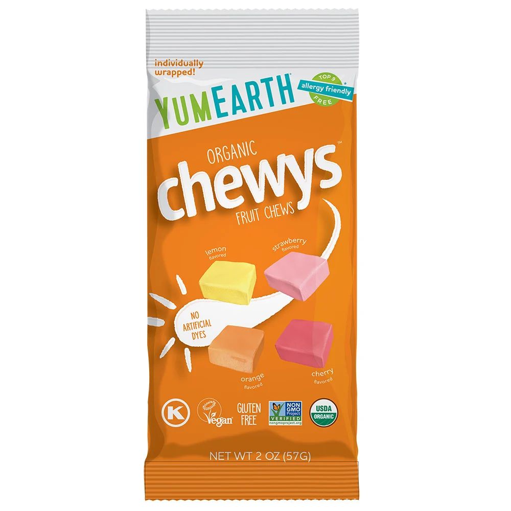 YumEarth Puuviljamaitslised nätsukommid