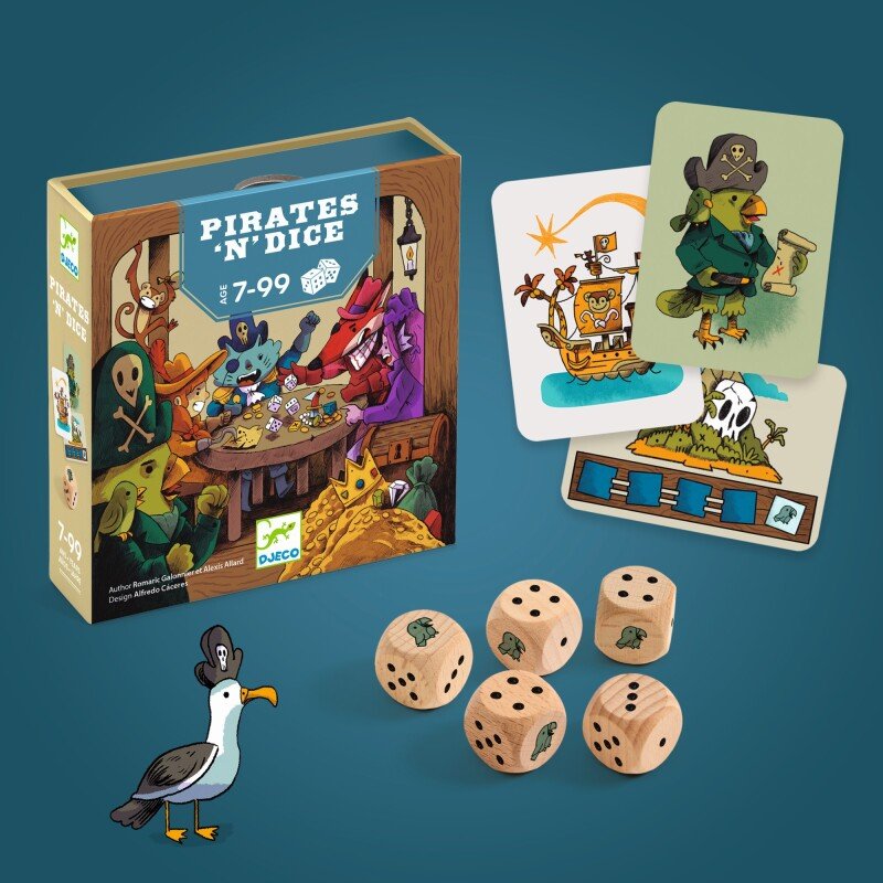 DJECO Täringumäng "Piraadid ja täringud"