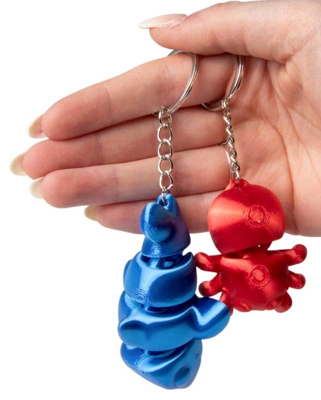 3D prinditud võtmehoidja