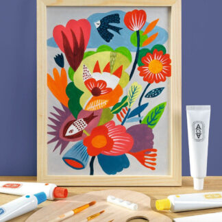 Loovtöötuba Värvide segamine – Lilled