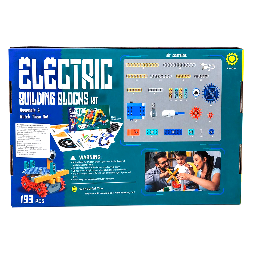 Elektriline konstruktor 193 osa