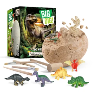 BIG DIG! Väljakaevamiskomplekt "Dino maailm"