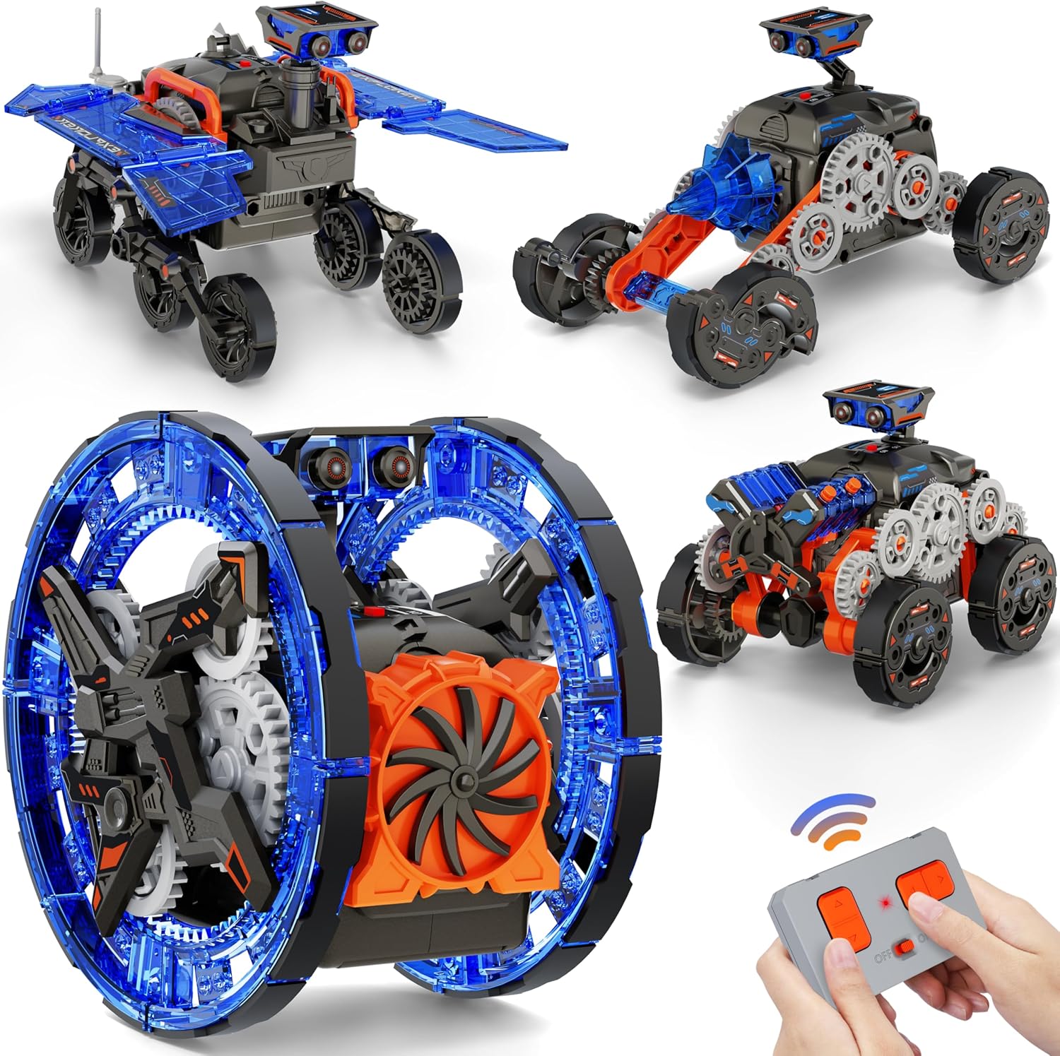 4-ühes robotite ehitamise komplekt