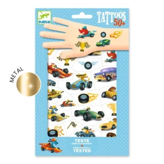 DJECO Tätoveeringud "Kiired autod"