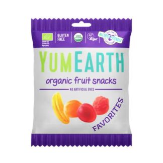 YumEarth Puuviljasnäkid-kummikommid, mahedad 19,8g